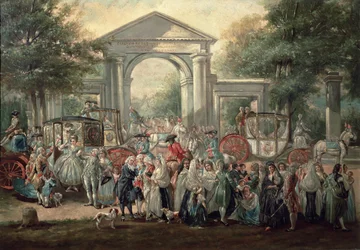 Une fête dans un jardin botanique, 1775